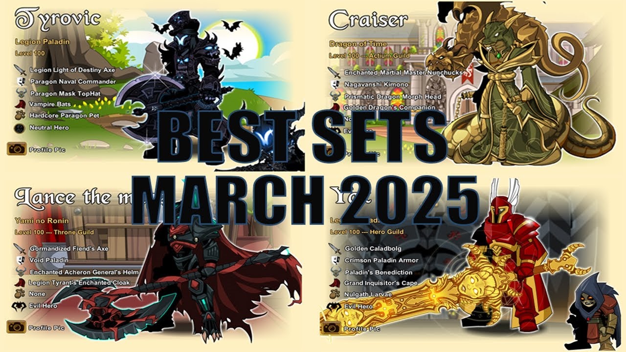 AQW - Best Sets Of The Month ( March 2025 )