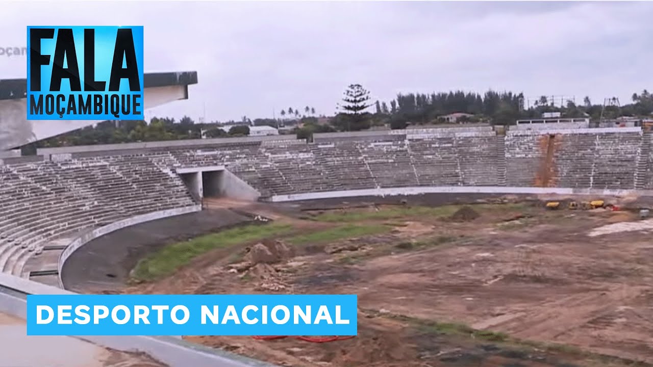 Obras do Estádio da Machava a 50% de execução @PortalFM24