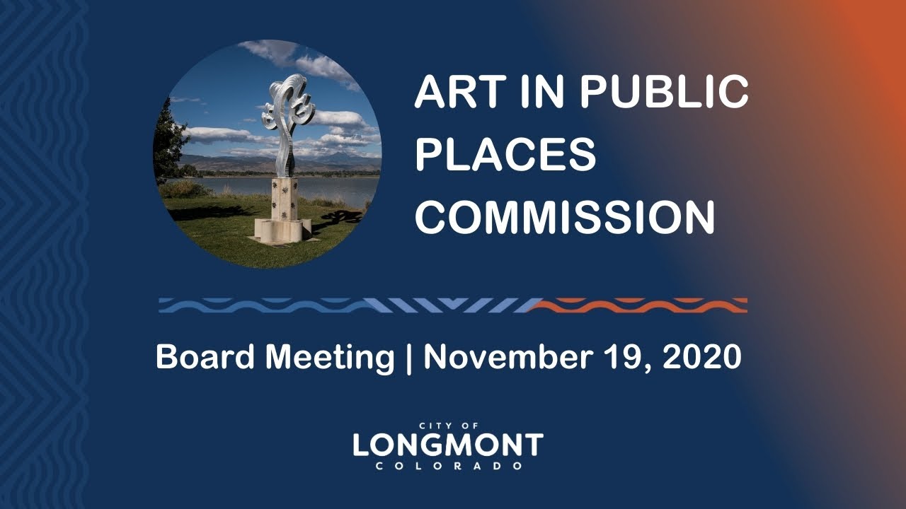 Art in Public Places (AIPP) Commission Meeting, Nov. 19, 2020