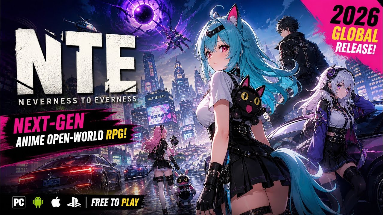 NTE: No Black Screen Loading City Exploration At Night | Neverness to Everness #ZenlessZoneZero