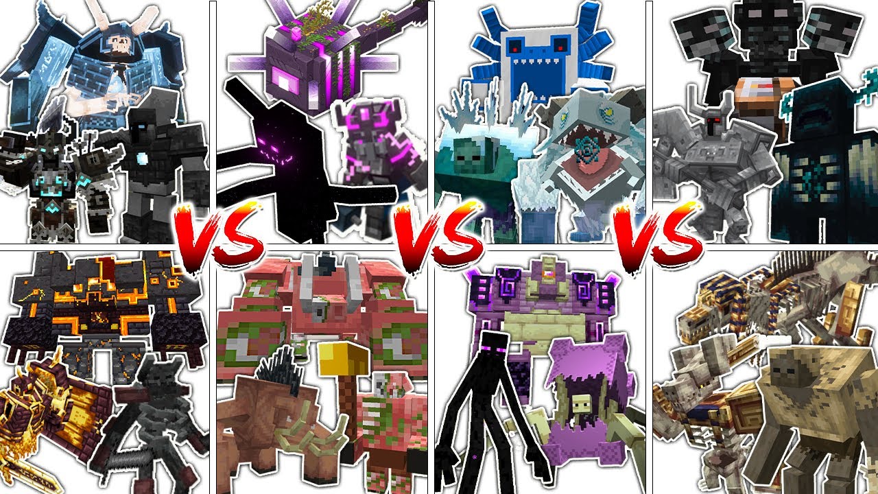 ALL OP MOBS TEAM TOURNAMENT in Minecraft Mob Battle