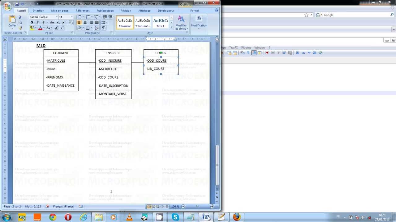 Interactions PHP MySQL(EasyPHP) avec Notepad - Tuto Microexlpoit