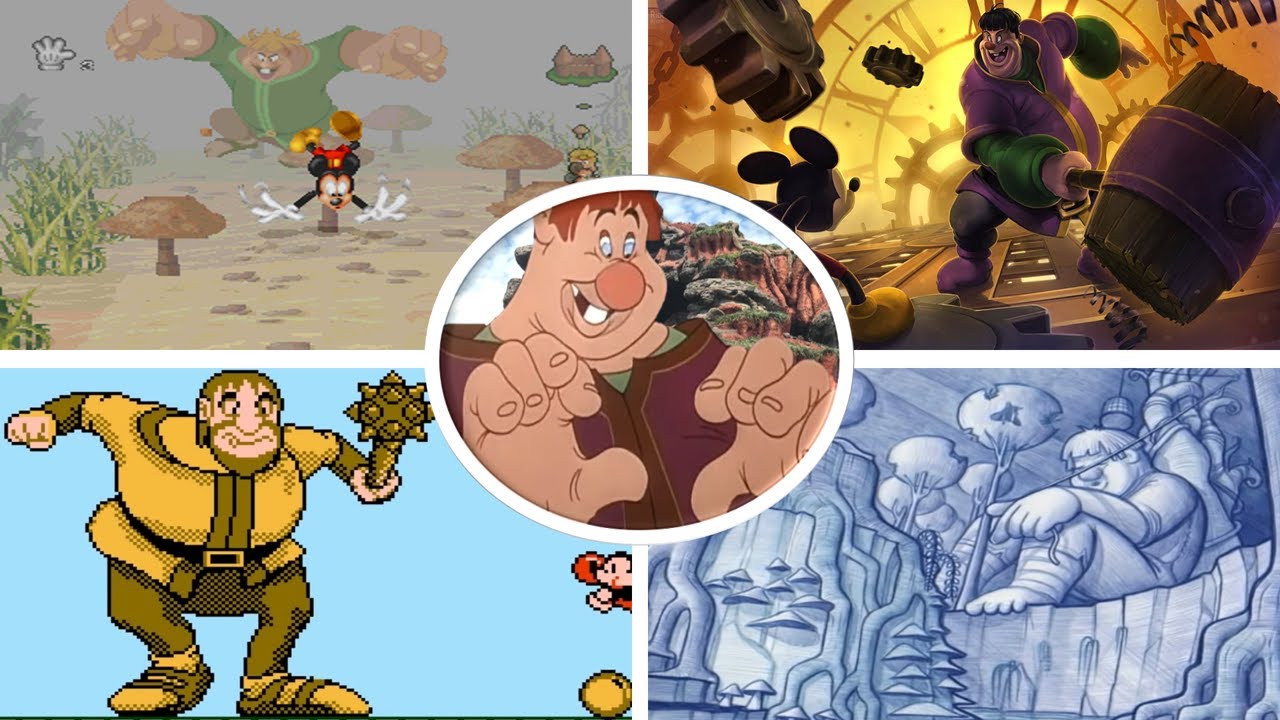 Evolution of Giant battles in Mickey Mouse Games (1992 - 2013)