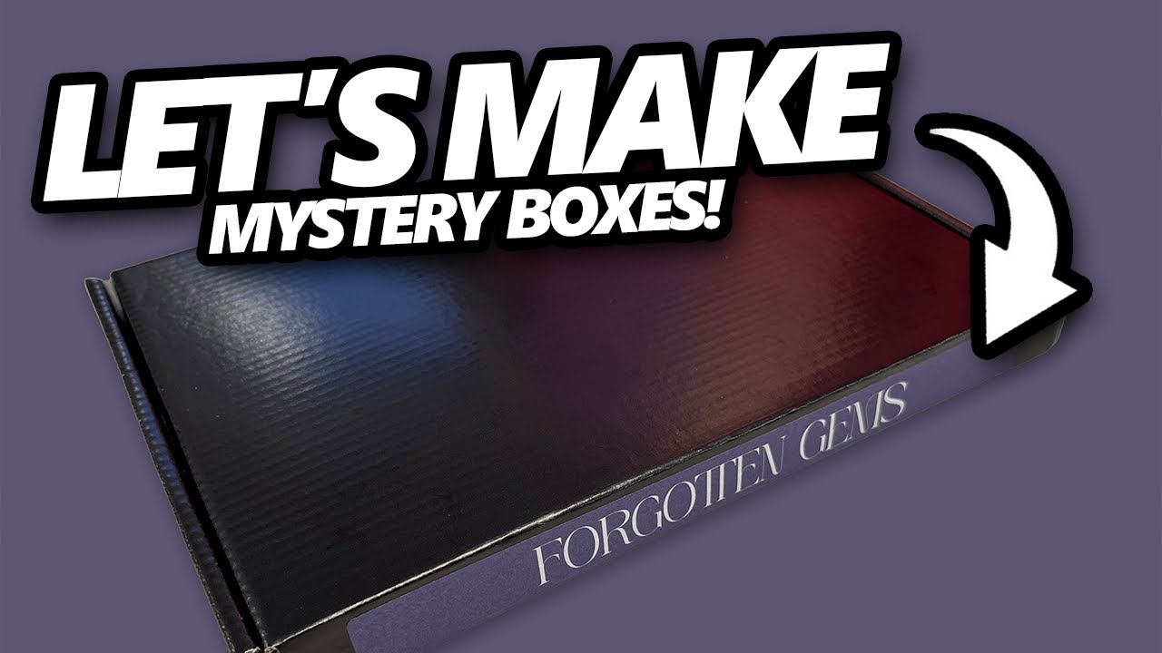 Let's Make Mystery Boxes! 📦