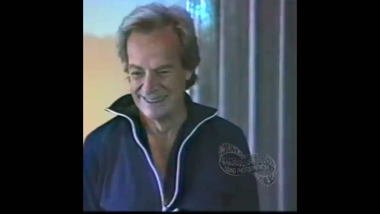 Richard P Feynman Debate on a philosophical question about seeing someone who isn't there