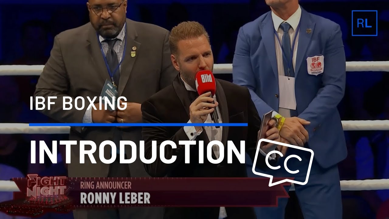 IBF Final Eliminator: William Scull vs Evgeny Shvedenko. Announcer: Ronny Leber (English Subtitles)