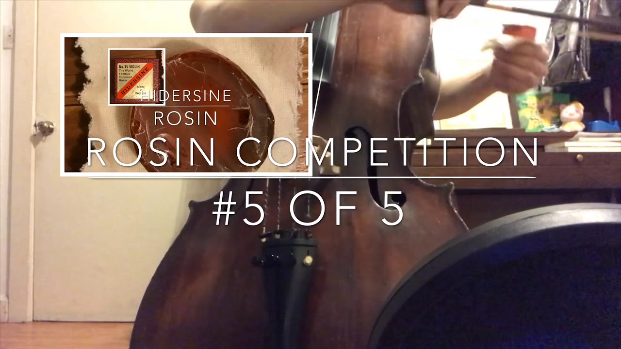Ernst&rsquo;s Last Rose of Summer on Cello (sub: testing  Hidersine rosin)