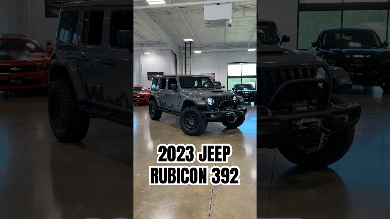 Hear that? That&rsquo;s the sound of 470 horses coming to life #jeep #rubicon392 #jeepwrangler #jeeplife