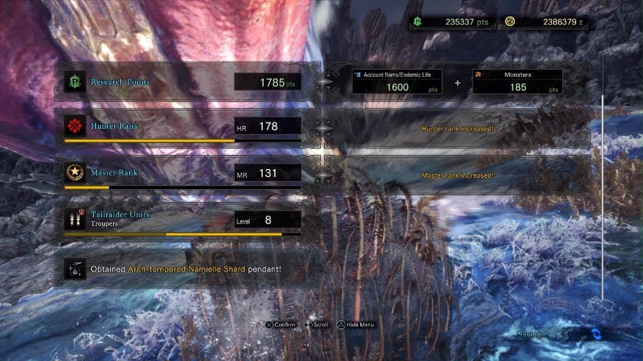 Monster Hunter World: Iceborne Namielle & Ancient Leshen Lance