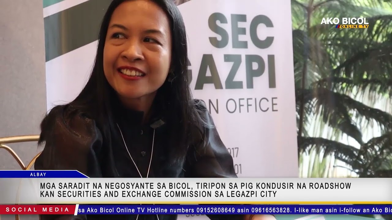 Roadshow dapit sa Capital Formation for MSMEs asin Start-up Business, pig kondusir kan SEC Legazpi.