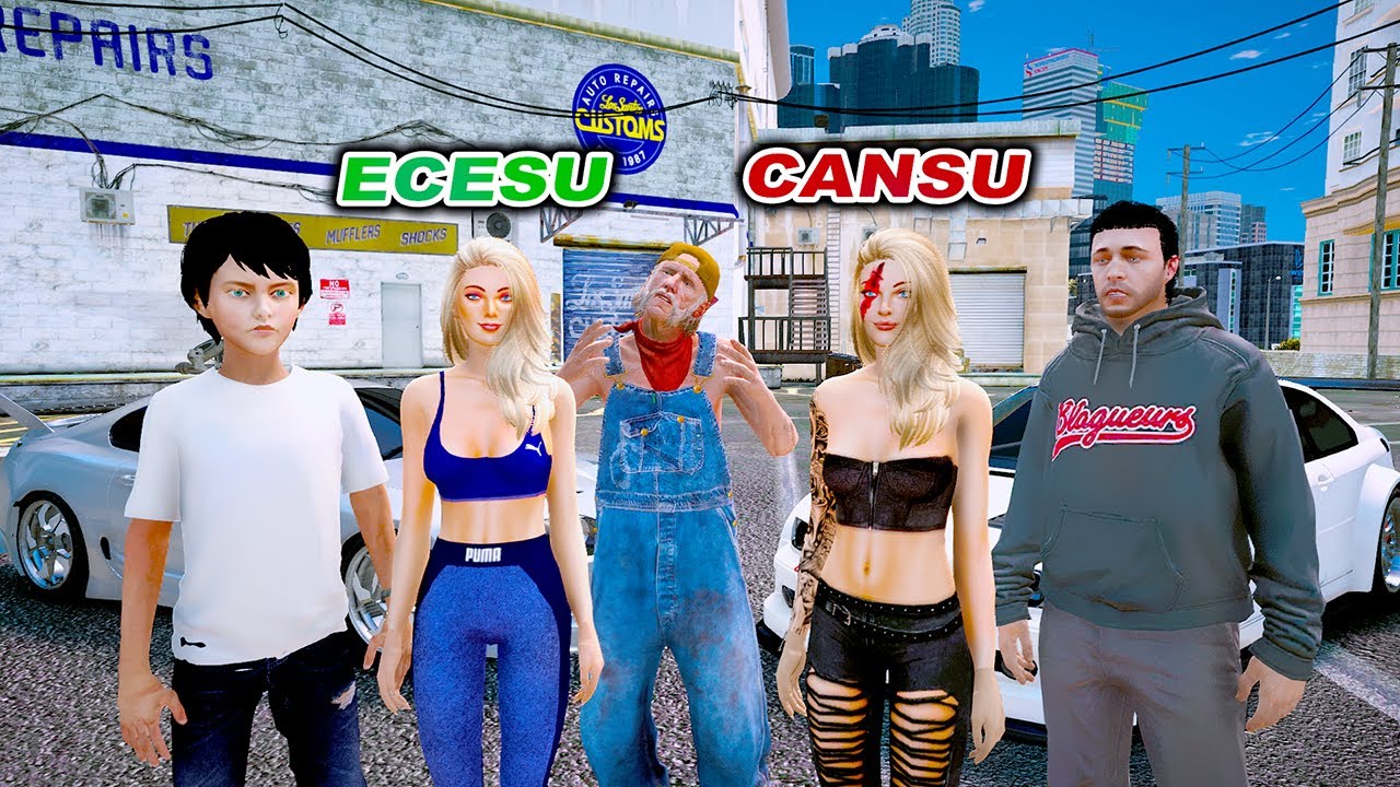 MURAT'IN HAYATI CANSU VE ATEŞ'İN HAYATI ECESU TANIŞIYOR! - GTA 5