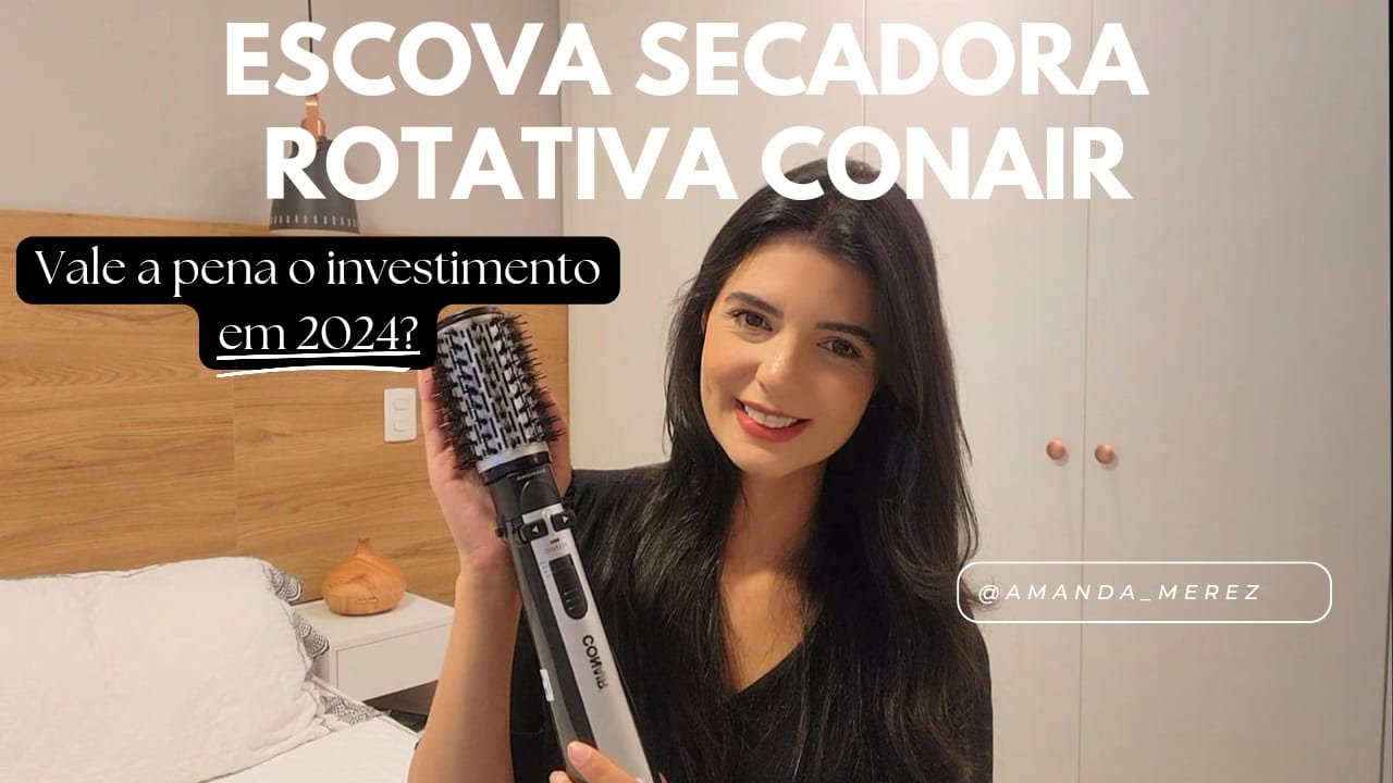 RESENHA | Escova Secadora Rotativa Diamond Rotating Conair