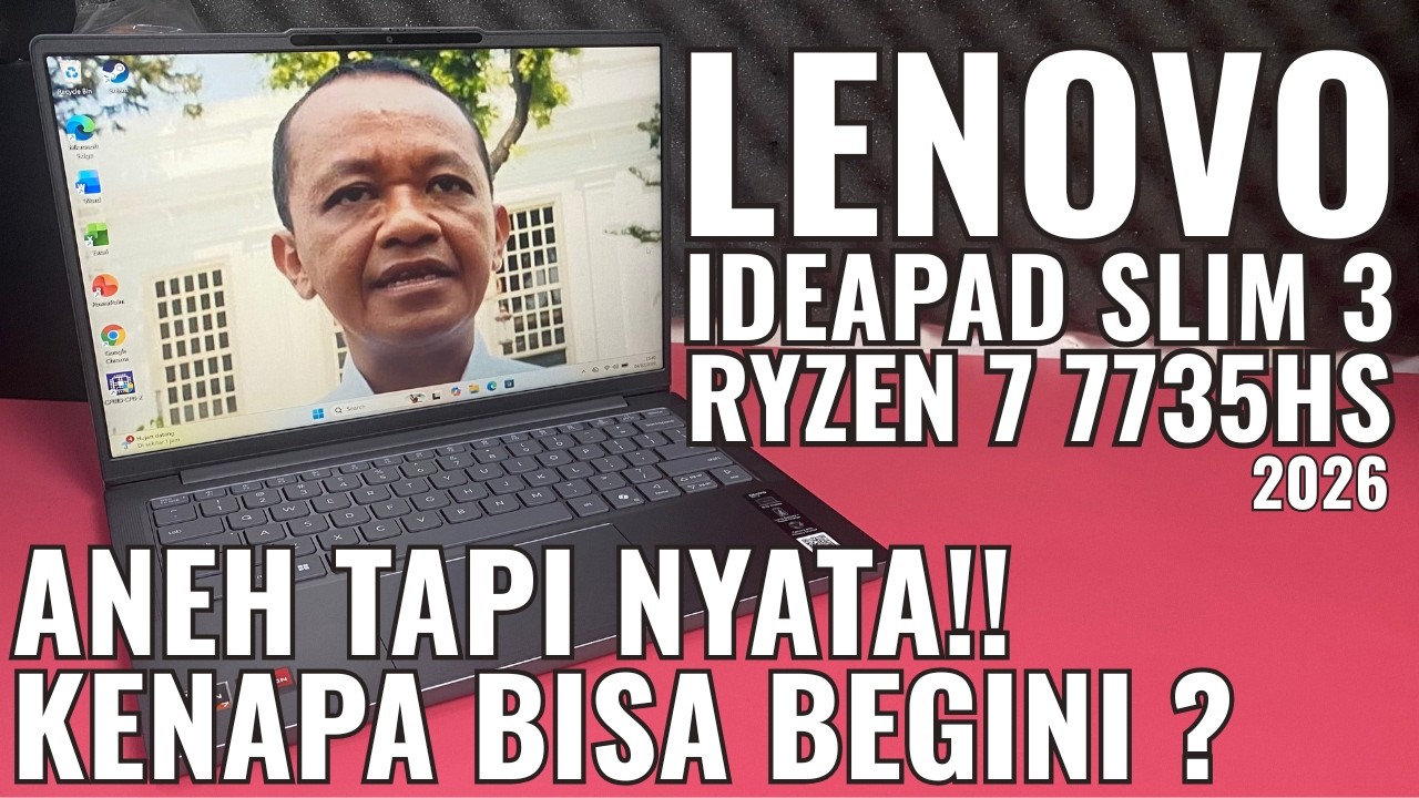 ANEH TAPI NYATA ? ADA LAPTOP BEGINI | LENOVO IDEAPAD SLIM 3 14 RYZEN 7 7735HS 2026 #CGM11COMPUTER