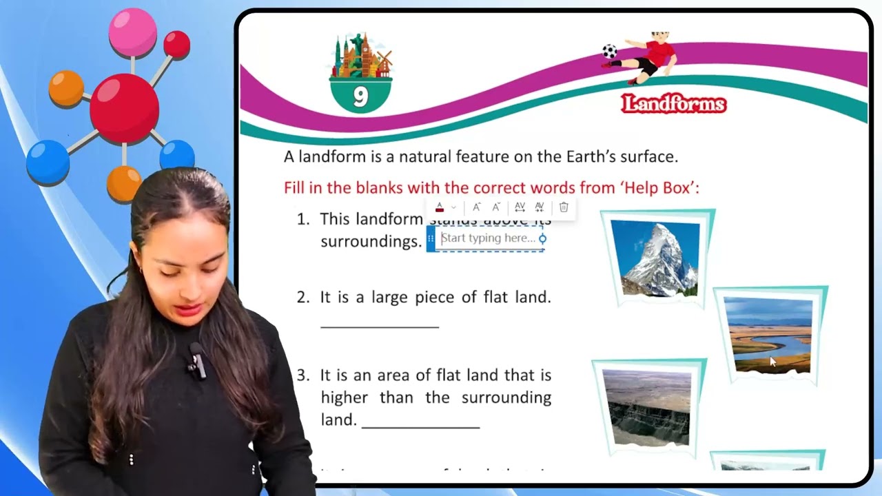 Aayansh GK Class 2 Chapter 9 Landforms