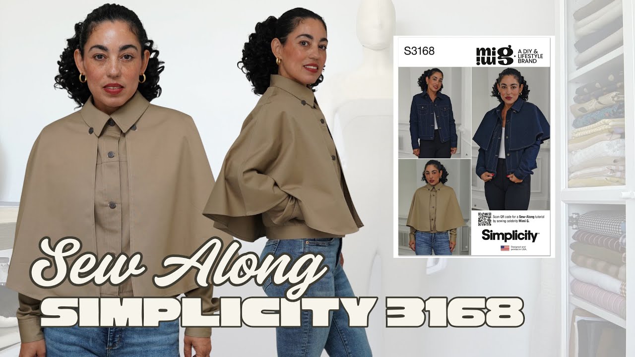 Sew Along! Simplicity #3168 Jacket & Cape