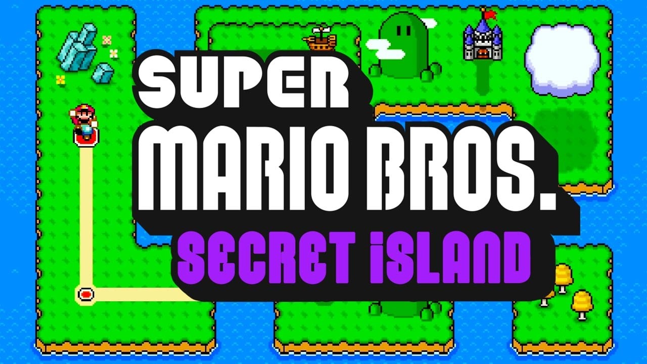 Super Mario Bros. Secret Island FULL GAME Created in Super Mario Maker 2