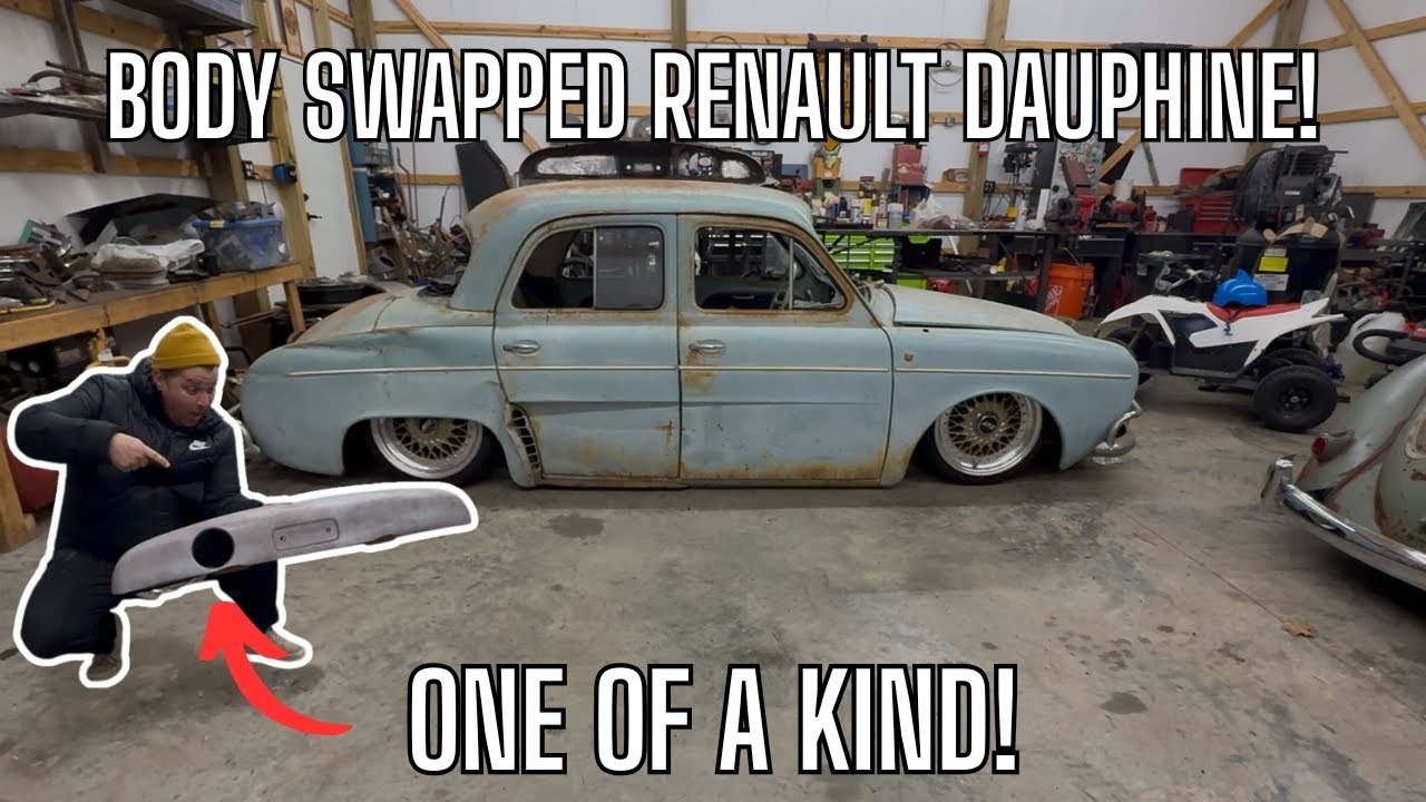 I made a ONE OF A KIND Renault dashboard using VW Beetle parts!