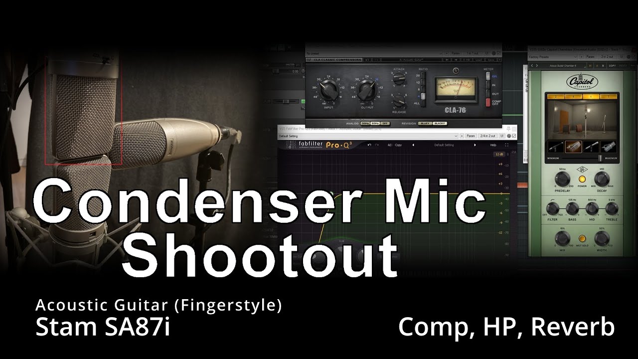 Condenser Mic Shootout (Stam Audio SA87i, Neumann U67 RI, Shure KSM32)