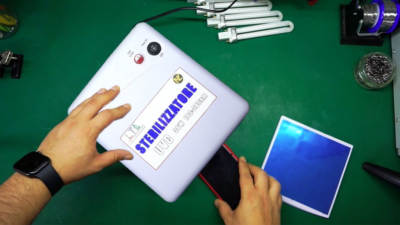 COME COSTRUIRE LAMPADA STERILIZZATRICE UVC PER SMARTPHONE E MASCHERINE #79