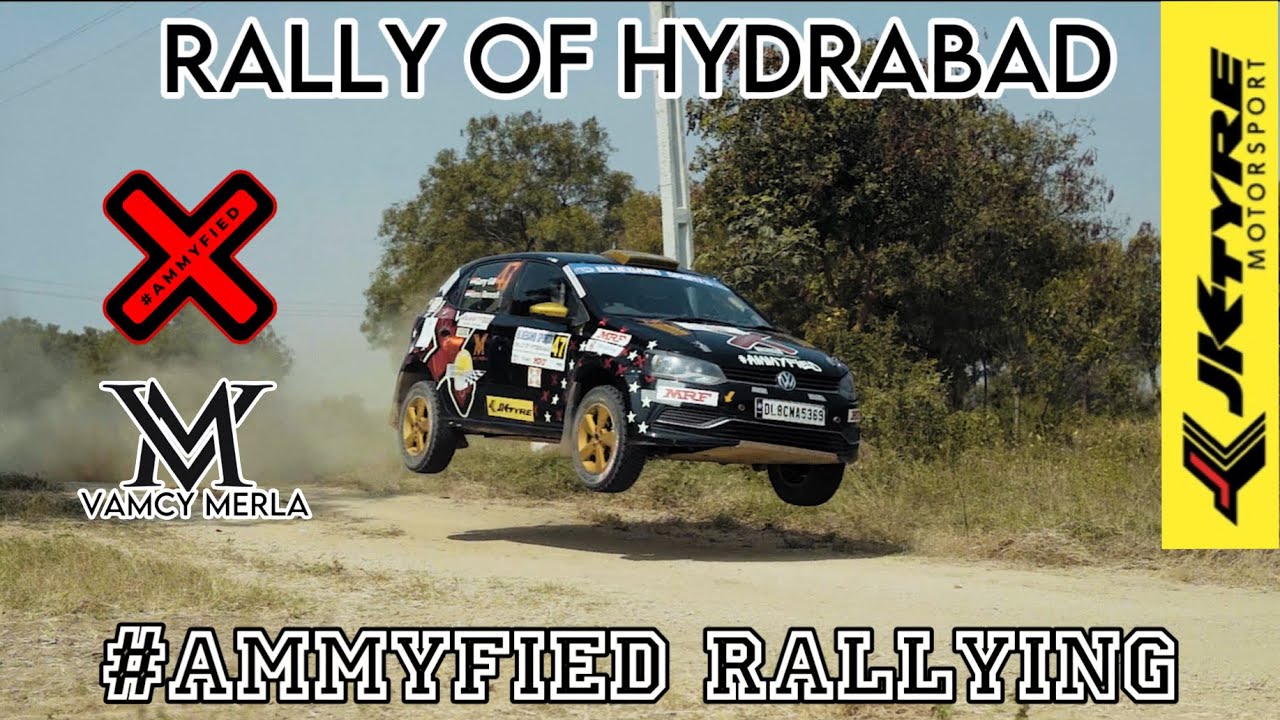 Catch our team ammyfied in RALLY OF HYDERABAD 2023