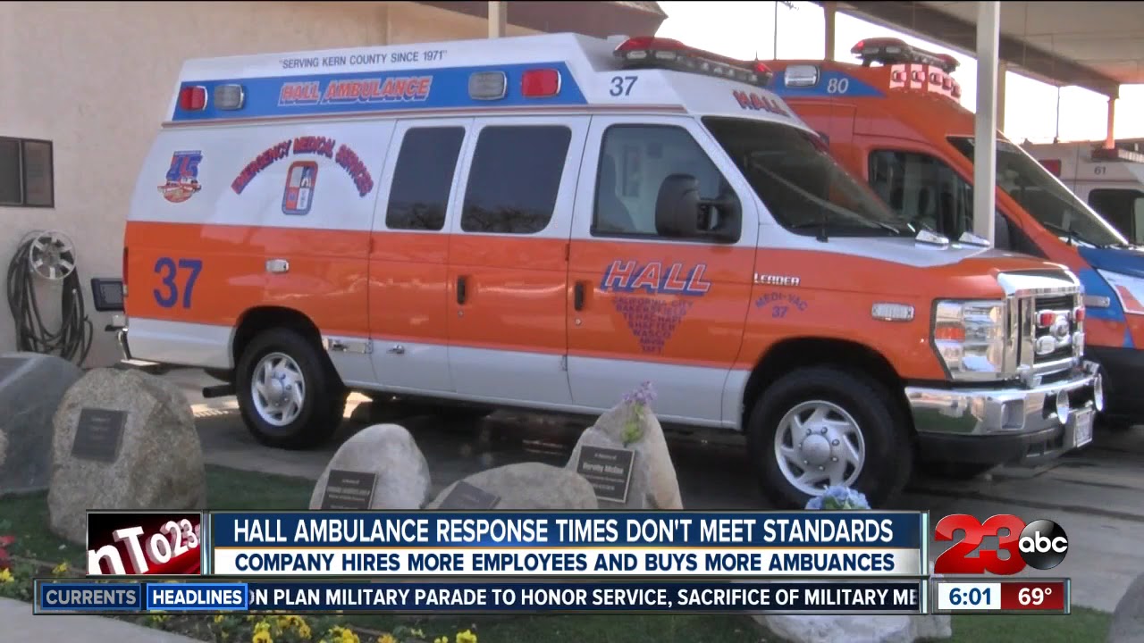 Hall Ambulance response times don't meet standards