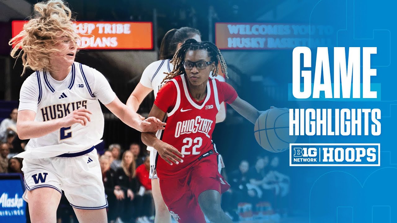Ohio State at Washington | HIGHLIGHTS | Big Ten Women's Basketball | 02/05/2026