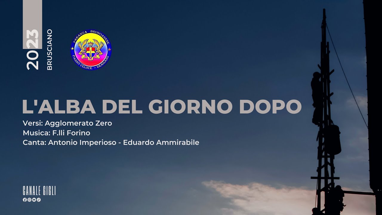 BRUSCIANO 2023 - L'ALBA DEL GIORNO DOPO - ALZATA URAGANO PV