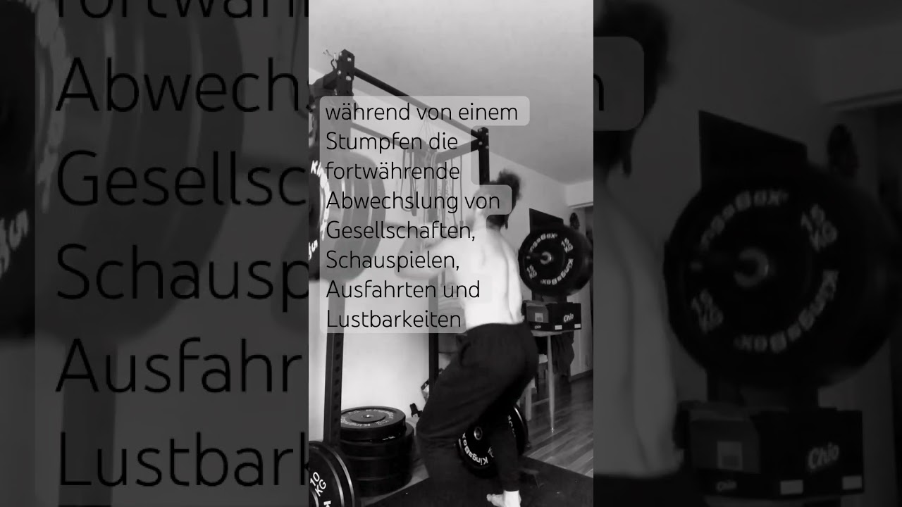 Training allein, allein im Kopfe ist entscheidend 