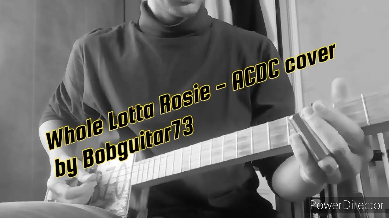 Whole Lotta Rosie - cover by @Bobguitar73  #cover #acdc #cigarboxguitar