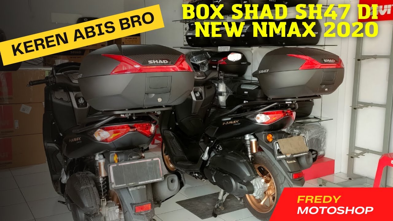 Pasang Box SHAD SH47 di Yamaha NMAX New 2020 