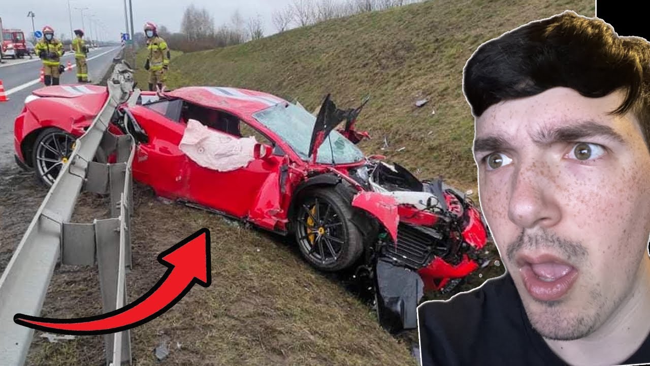 REACTING TO SUPERCAR CRASHES IN 2024!
