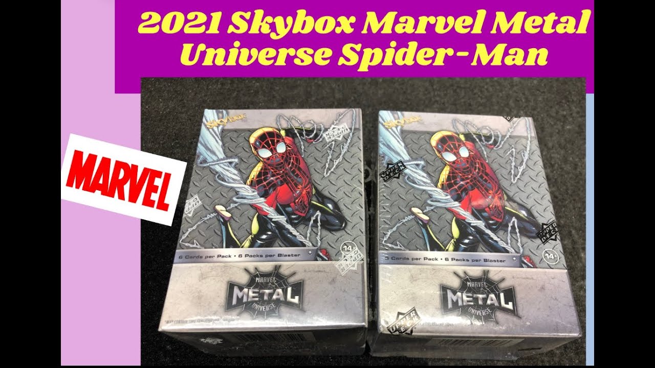 🦸‍♂️2021 Skybox Marvel Metal Universe Spider-Man🦸‍♂️ ArmaGEEKdon Trading Card Box Break 