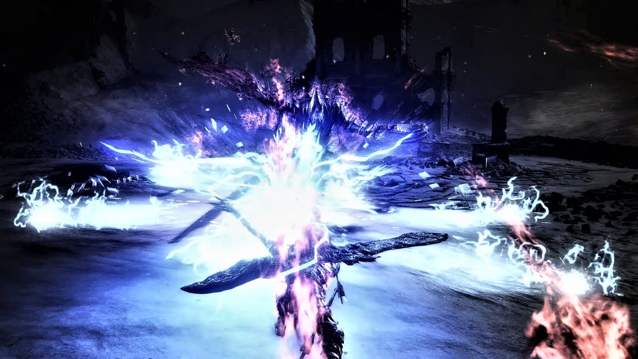 【4K】DS3 - Storm Empowered Gael v.0.1 Phase 3 No HUD Cinematic #1｜黑魂3MOD - 風暴蓋爾 : 3階新招#1【無HUD電影式戰鬥】