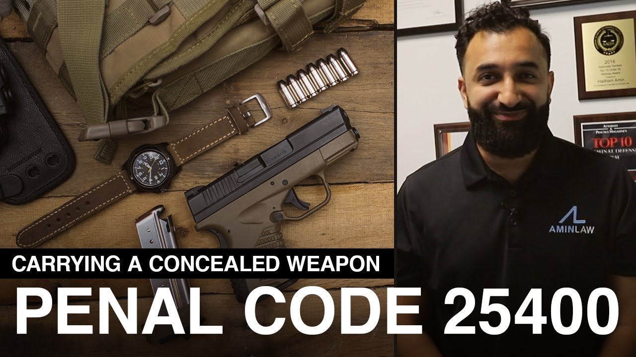 Law Firm Advice - Carrying A Concealed Weapon | Amin Law