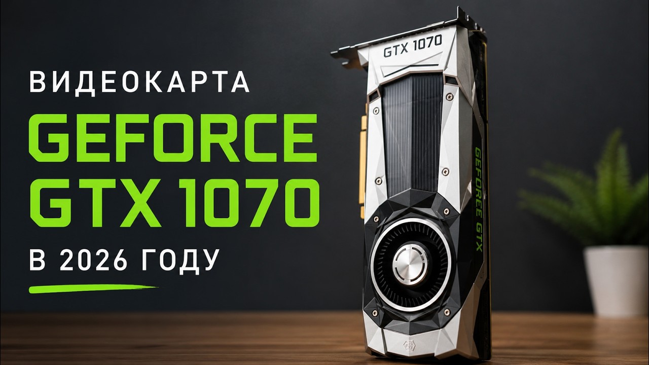 Видеокарта GeForce GTX 1070 в 2026 году? А смысл?!