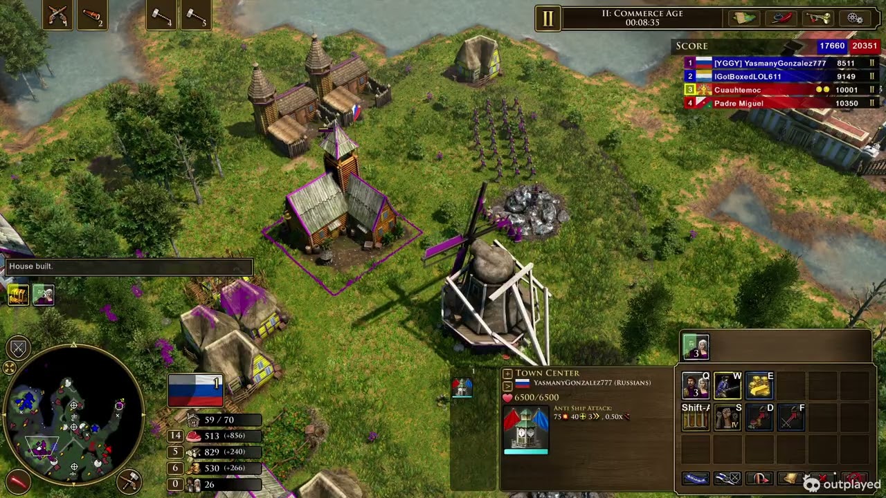 Russia - Strelet rush --- Age of empires 3 DE