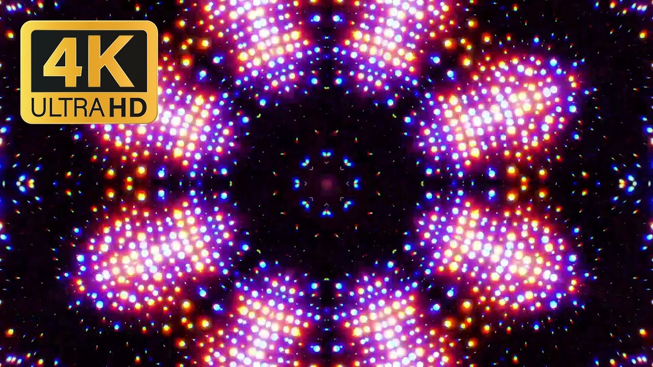 6 Hours 4K UHD Dynamic Vibrant Kaleidoscope Infinite Glow | Beat Synced Background Party