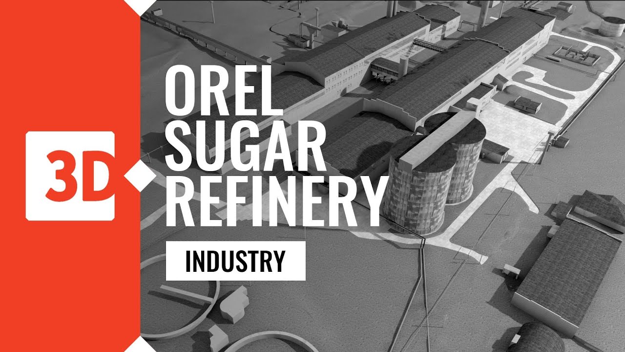 Laser scanning and 3D models of the Orel Sugar Refinery