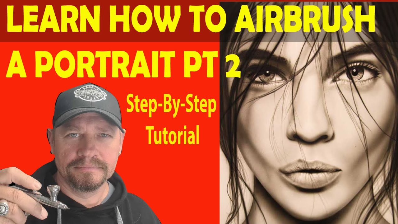 How To Airbrush A Portrait Step By Step Guide Pt 2
