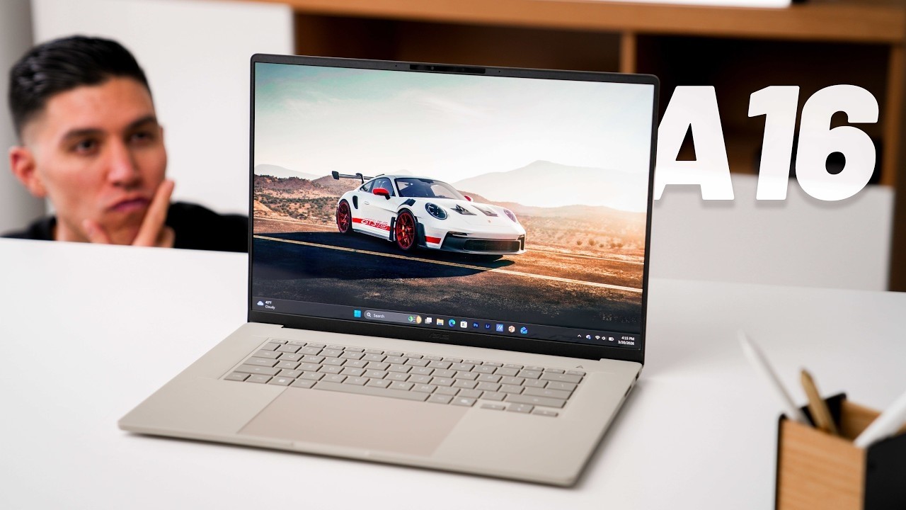 Обзор ASUS Zenbook A16 &mdash; идеальный 16-дюймовый ноутбук