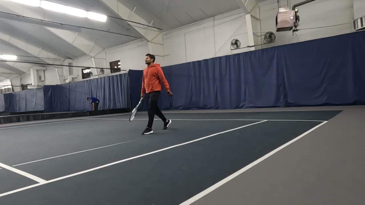 Tennis Practice at PRAC 34