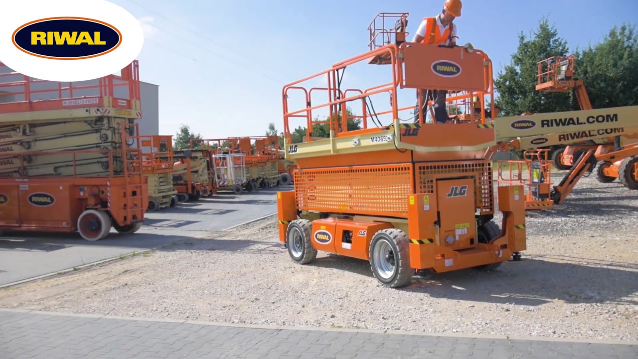 Riwal - Podest nożycowy elektryczny JLG M4069