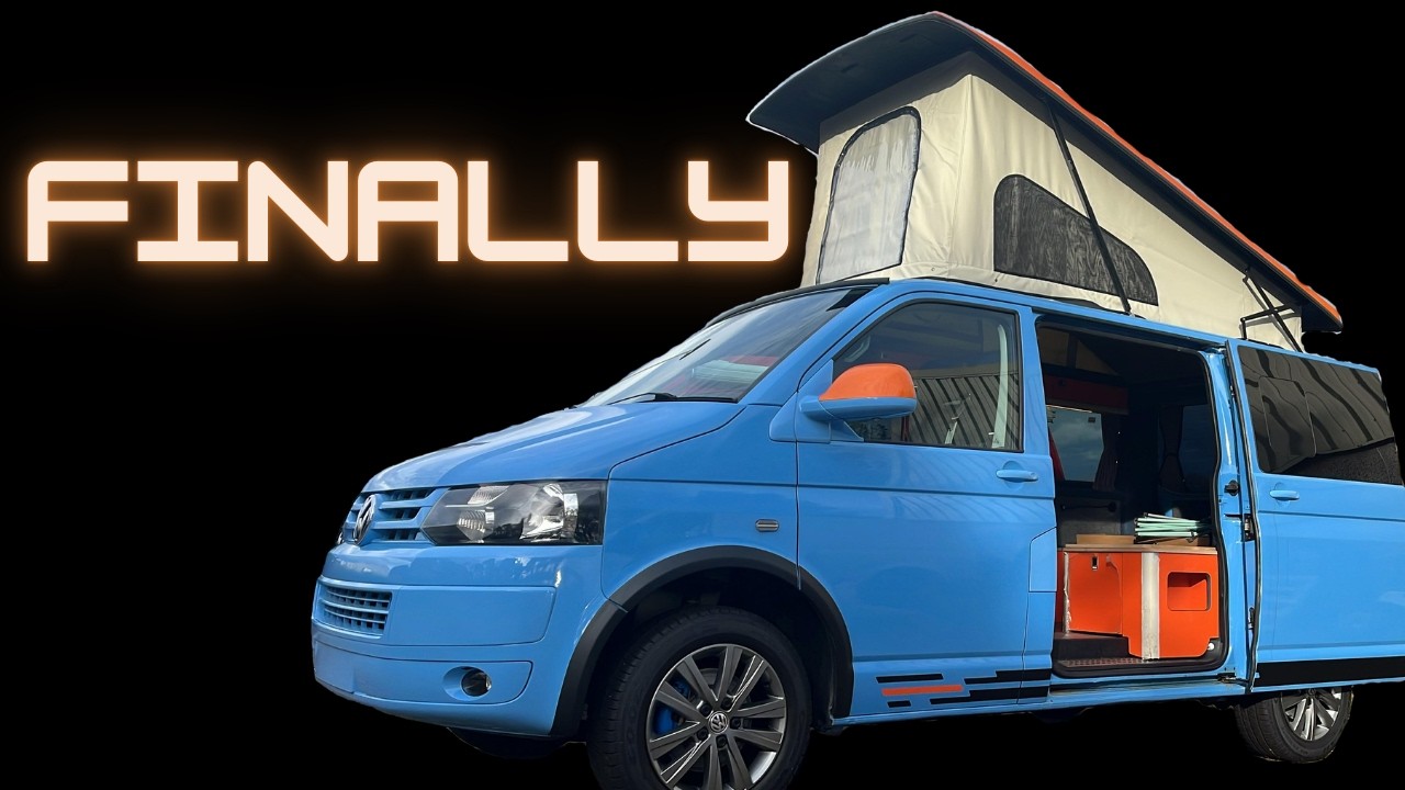 VW Transporter Full Campervan Conversion with Pop Up roof (Ep5)