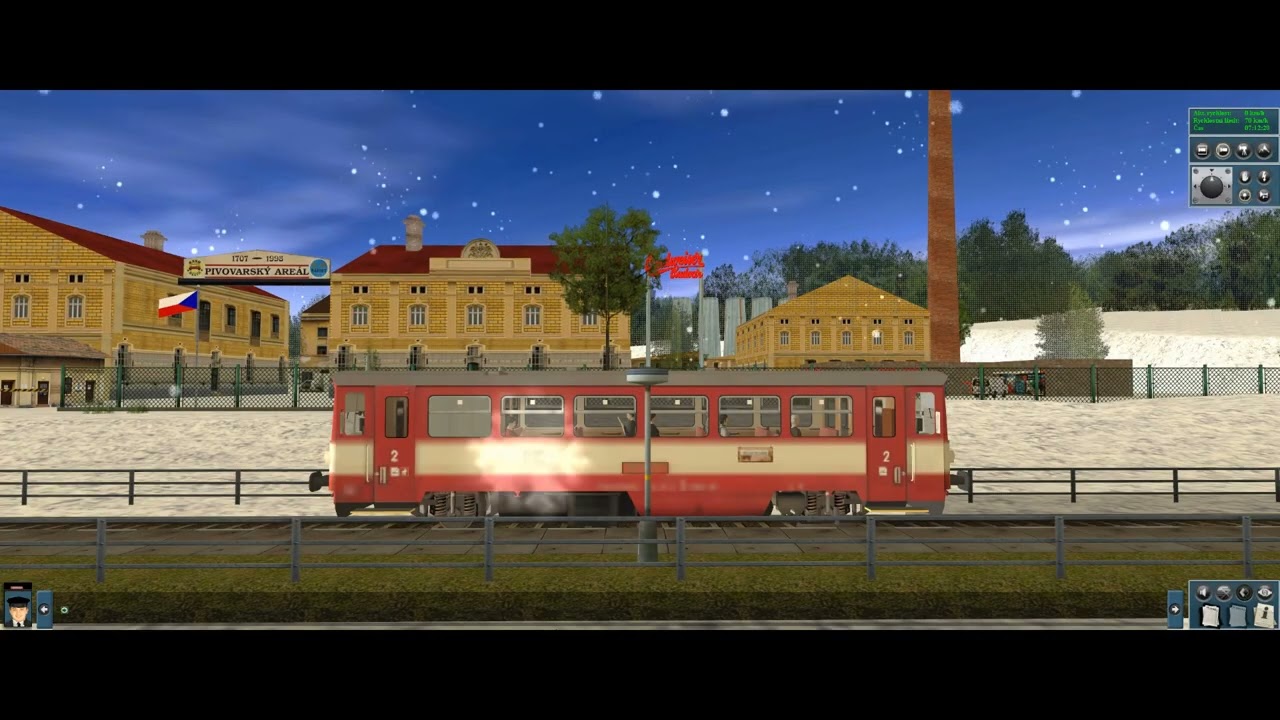 Trainz Simulator 2009 - Ranní školní spoj na Kozí dráze a na tratích 130 a 083