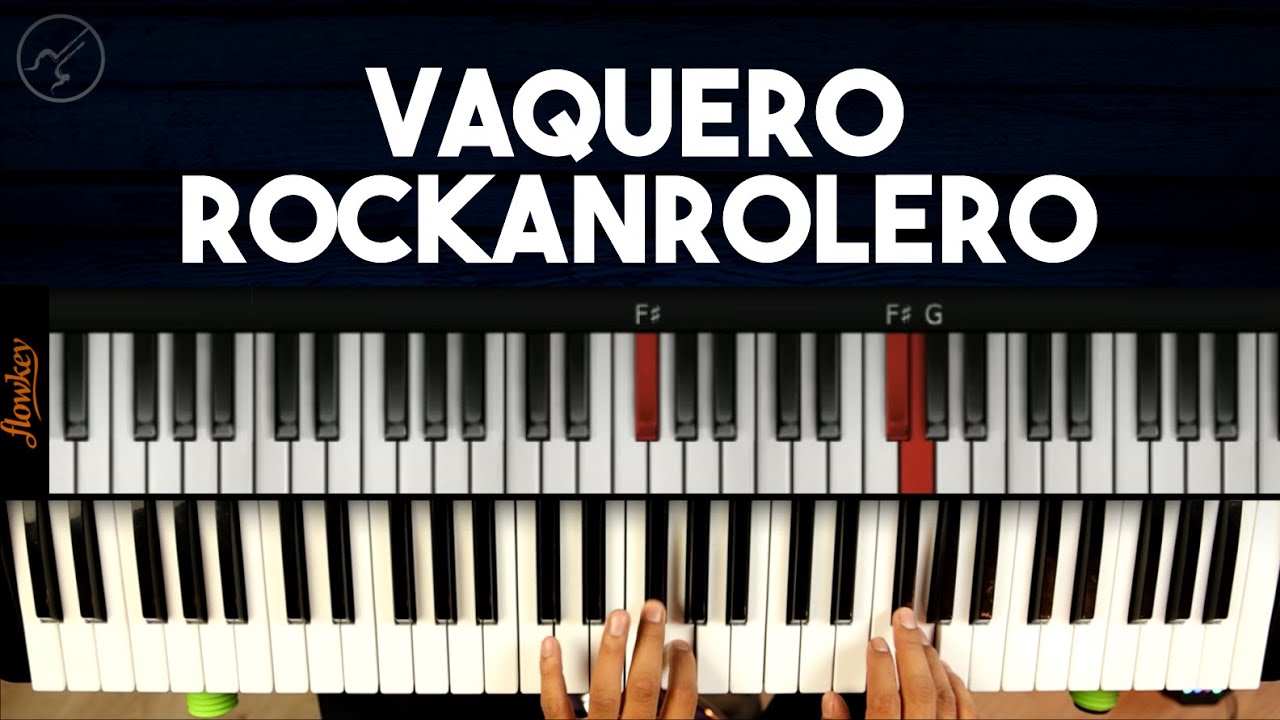 Vaquero Rockanrolero - Charlie Monttana  Tutorial | Notas Musicales CLASES DE PIANO