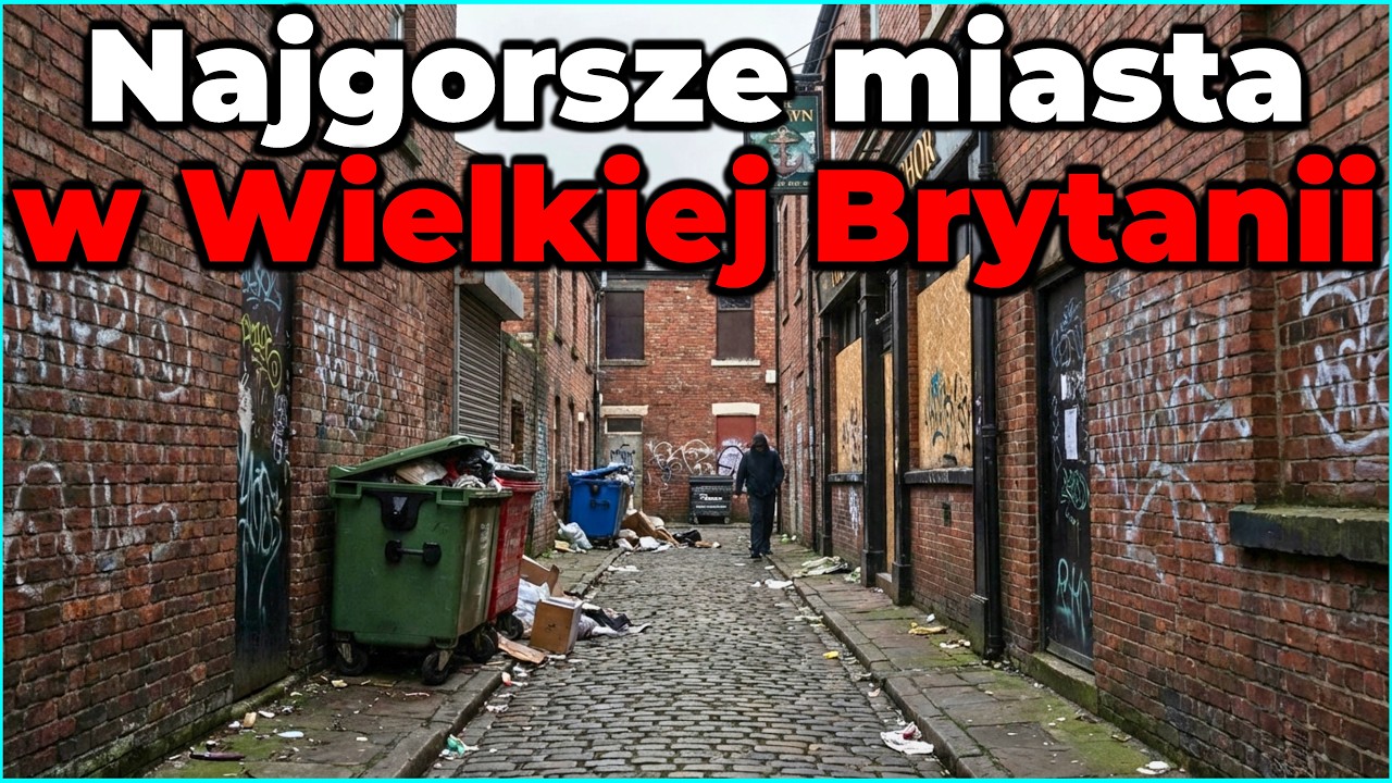 10 NAJGORSZYCH MIAST W WIELKIEJ BRYTANII (KOSZMAR POLSKIEGO EMIGRANTA)