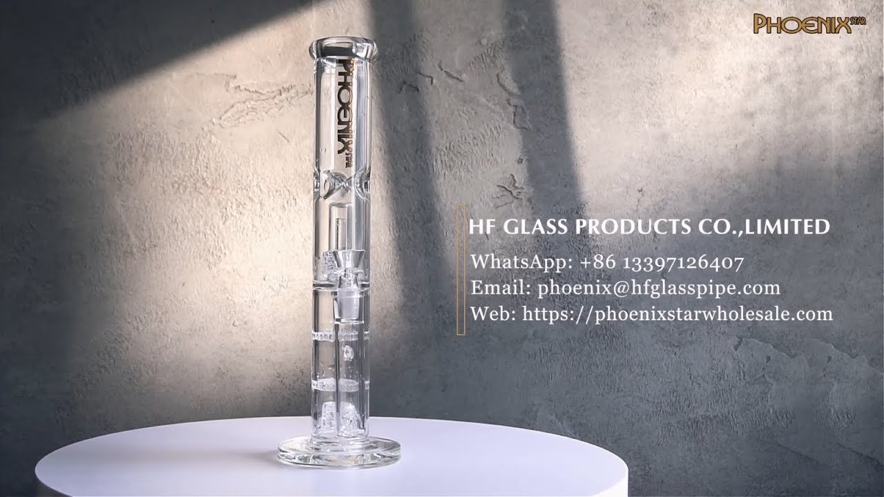 Phoenix Star Percolator Bong with Honeycomb & Matrix Perc PHX334