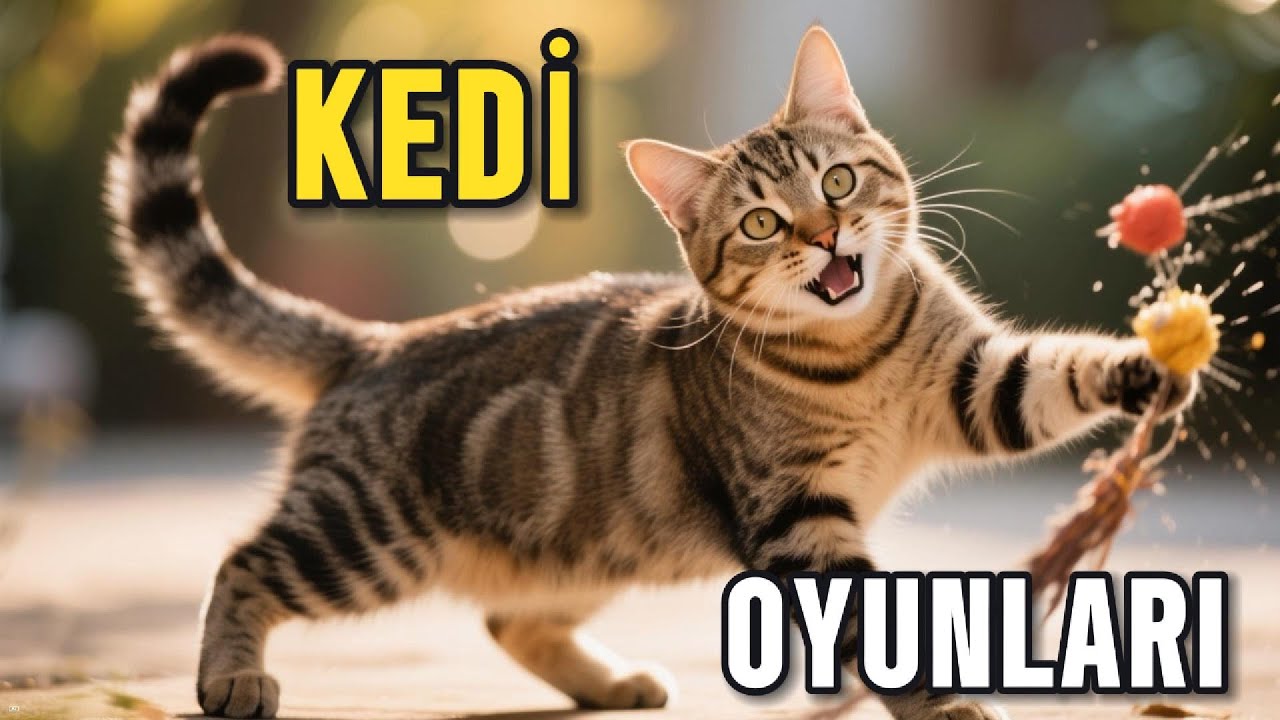 Kedilerle Oyun Oynamanın &Ouml;nemi 🐱🎾Kedilerle Oyun Oynamanın &Ouml;nemi Ve Mutlu Kediler 🐾✨