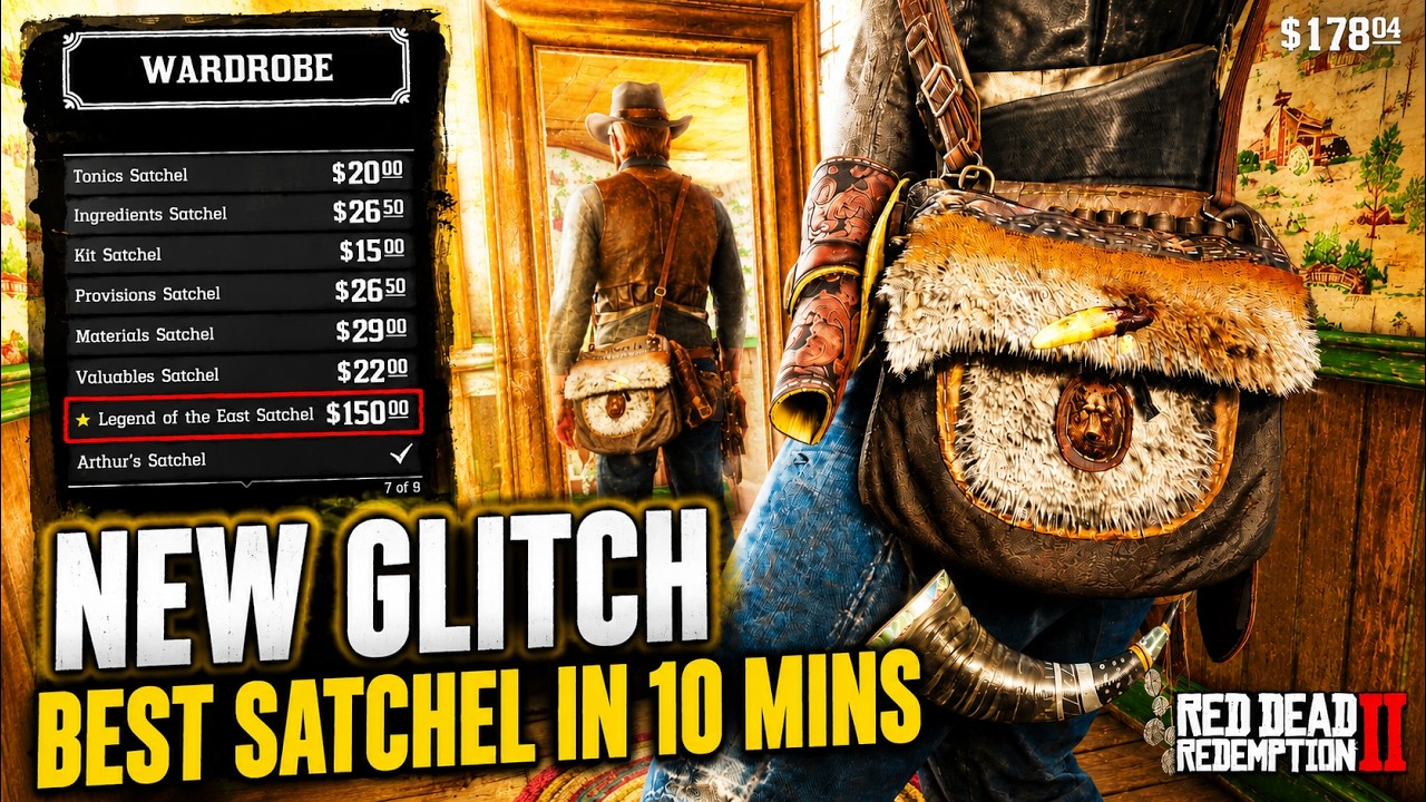 НОВЫЙ ГЛИТЧ В RDR2: Получаем сумку &laquo;Легенда Востока&raquo; за 10 минут [ PS, XBOX, PC ]