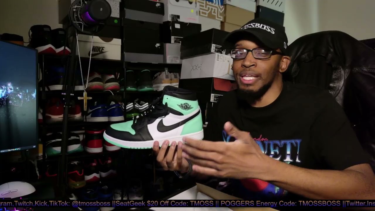 Air Jordan 1 Retro High OG 'Green Glow' REVIEW!!